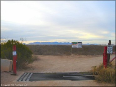 RV Trailer Staging Area and Camping at Nomads MX Track OHV Area