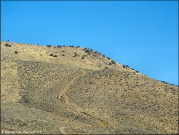 Terrain example at Washoe Valley Jumbo Grade OHV Area