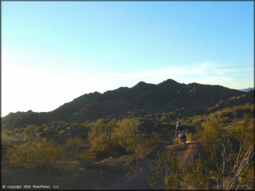 Honda CRF Dirt Bike at Shea Pit and Osborne Wash Area Trail
