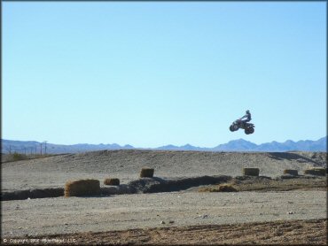 OHV getting air at River MX Track