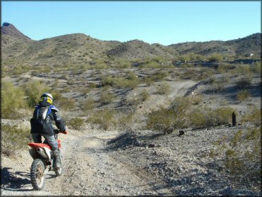 Honda CRF Motorbike at Swansea Townsite Trail