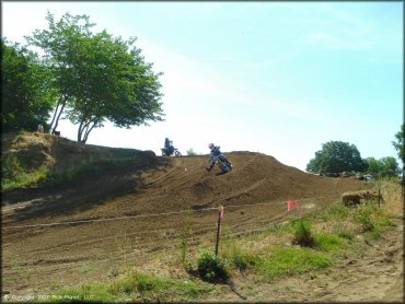 A trail at E-Street MX Track
