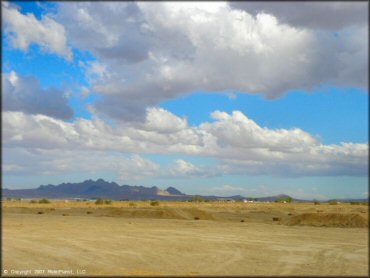 A trail at Lucerne Valley Raceway Track