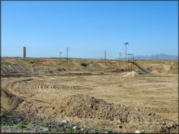 Scenic view at Carlin MX Track