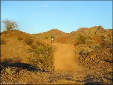 Honda CRF Motorcycle at Shea Pit and Osborne Wash Area Trail