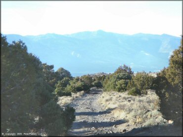 Example of terrain at China Springs Trail