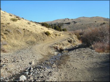 Example of terrain at Washoe Valley Jumbo Grade OHV Area