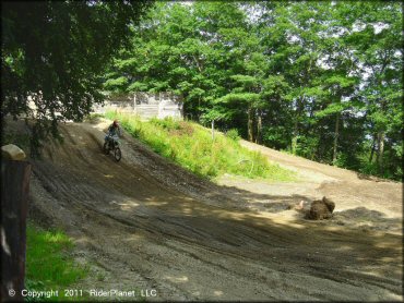 Kawasaki KX Trail Bike at Central Cycle Club Inc Track