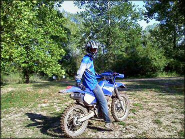 Yamaha YZ Motorcycle at Doug Dunaway Memorial Motocross Park Track