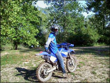 Yamaha YZ Motorcycle at Doug Dunaway Memorial Motocross Park Track