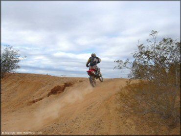 Honda CRF Dirt Bike at Pinal Airpark Trail