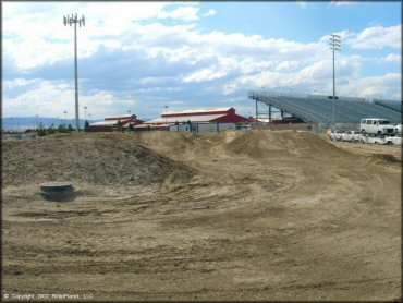 Terrain example at AV Motoplex Track