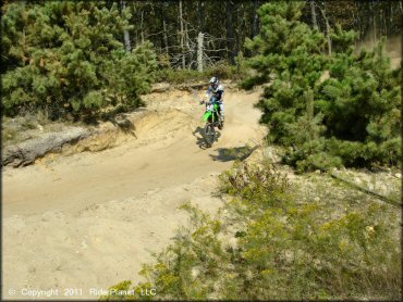 Kawasaki KX Motorbike at Diamond MX Track