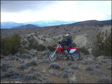 Honda CRF Dirt Bike at Old Sheep Ranch Trail