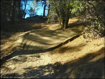 Example of terrain at Lake Arrowhead Trail