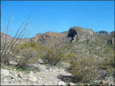 Scenic view of Mescal Mountain OHV Area Trail
