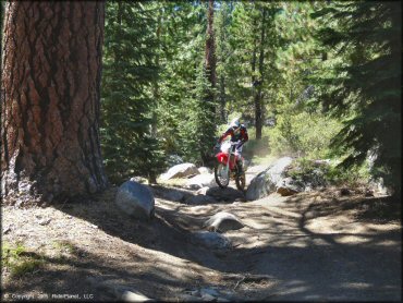 Honda CRF Dirt Bike at Lower Blue Lake Trail