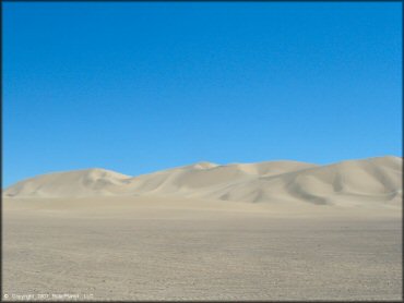 Scenic view at Dumont Dunes OHV Area