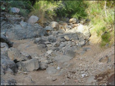 Example of terrain at Log Corral Canyon Trail