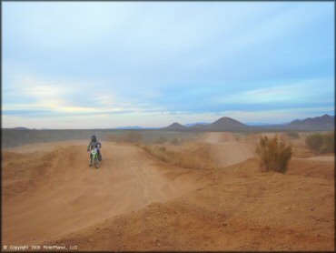 Kawasaki KX Dirt Bike at Nomads MX Track OHV Area