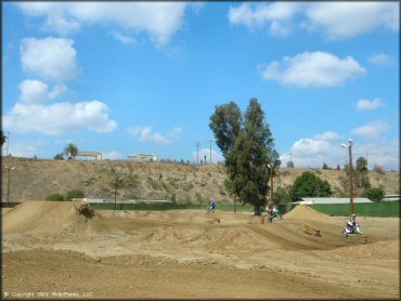 OHV jumping at Milestone Ranch MX Park Track