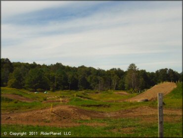 Example of terrain at Thornwood MX Track
