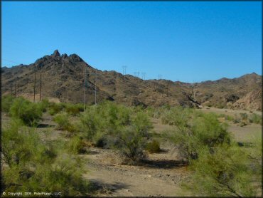 Scenic view of Copper Basin Dunes OHV Area