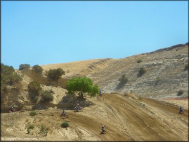 Honda CRF Trail Bike at Diablo MX Ranch Track