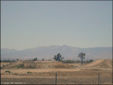 A trail at Sunrise MX Park Track