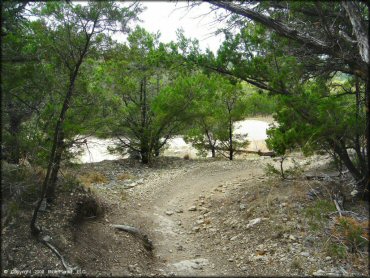 Some terrain at Emma Long Metropolitan Park Trail