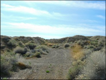 Example of terrain at Jungo Pits Trail