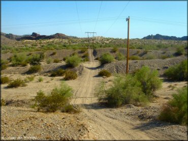 Example of terrain at Copper Basin Dunes OHV Area