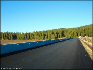 RV Trailer Staging Area and Camping at Prosser Pits Track