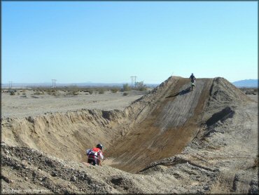 Dirt Bike at River MX Track