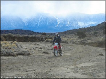 Honda CRF Motorcycle at Old Sheep Ranch Trail