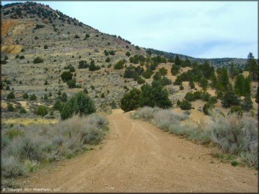 Example of terrain at Sevenmile Canyon Trail