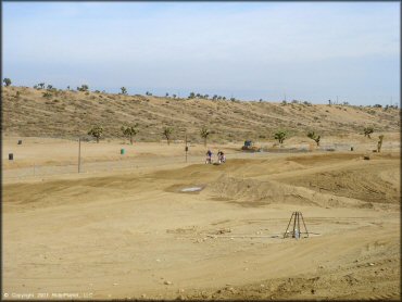 Honda CRF Dirtbike getting air at Competitive Edge MX Park Track