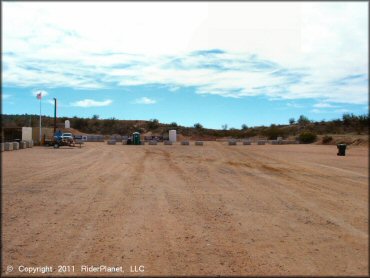 RV Trailer Staging Area and Camping at Grinding Stone MX Track