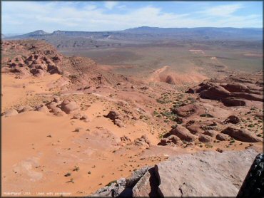 Scenic view of Sand Hollow State Park Dune Area