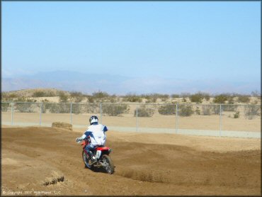 Honda CRF Motorcycle at Cal City MX Park OHV Area