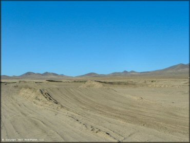 Example of terrain at Winnemucca Regional Raceway Track