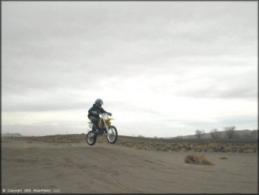 OHV getting air at Fernley MX OHV Area