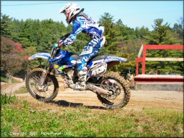 Yamaha YZ Motorbike at The Wick 338 Track