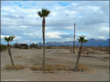 A trail at Ocotillo Raceway Track