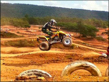 OHV jumping at Breezewood Proving Grounds Track