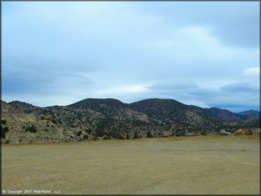 RV Trailer Staging Area and Camping at Sevenmile Canyon Trail