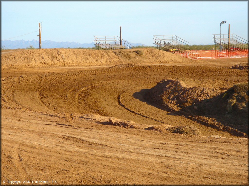 Example of terrain at ET Motopark Track