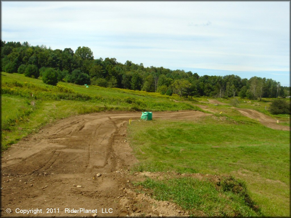 Example of terrain at Thornwood MX Track