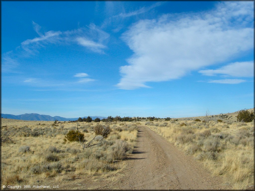 Example of terrain at China Springs Trail