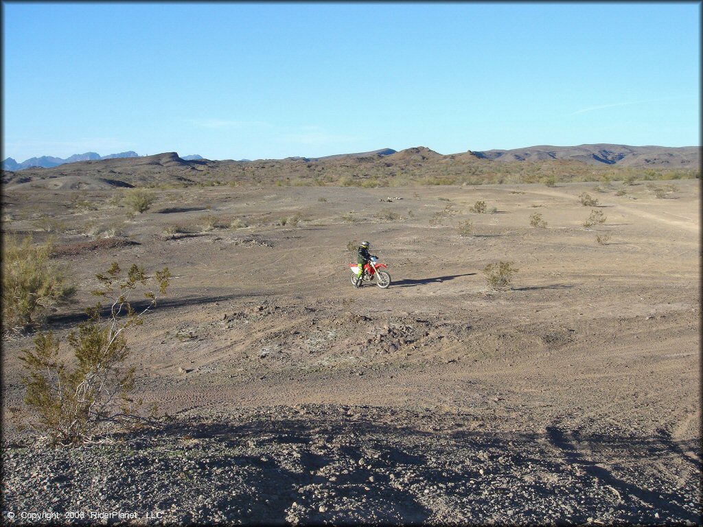 Honda CRF Dirt Bike at Shea Pit and Osborne Wash Area Trail